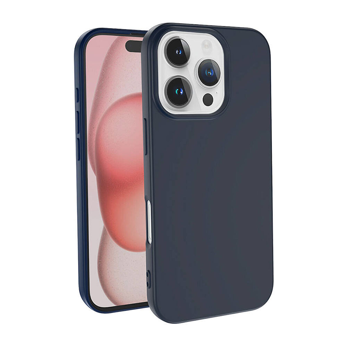 Apple iPhone 16 Pro Kılıf Zore LSR Lansman Kapak-Lacivert