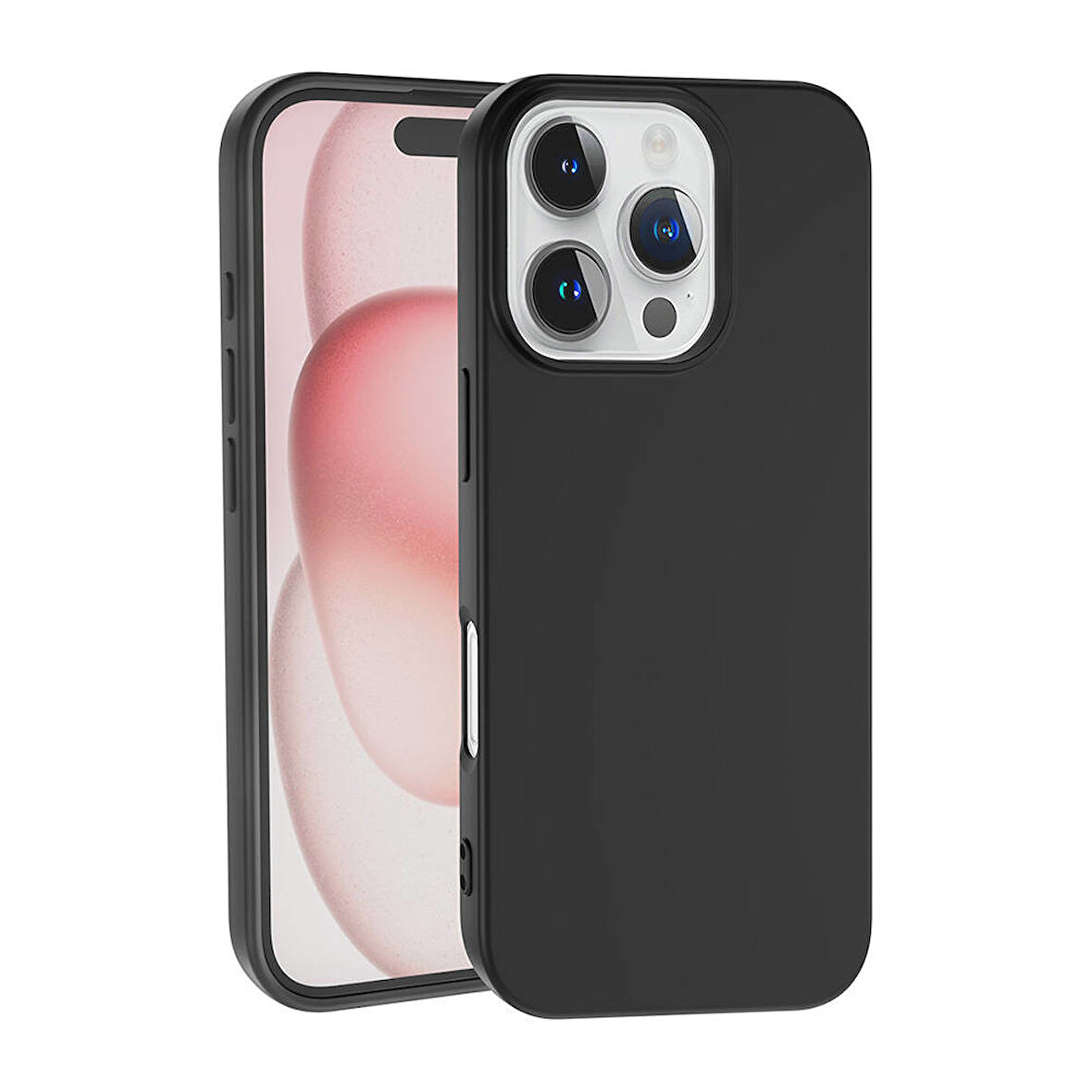 Apple iPhone 16 Pro Max Kılıf Zore LSR Lansman Kapak-Siyah