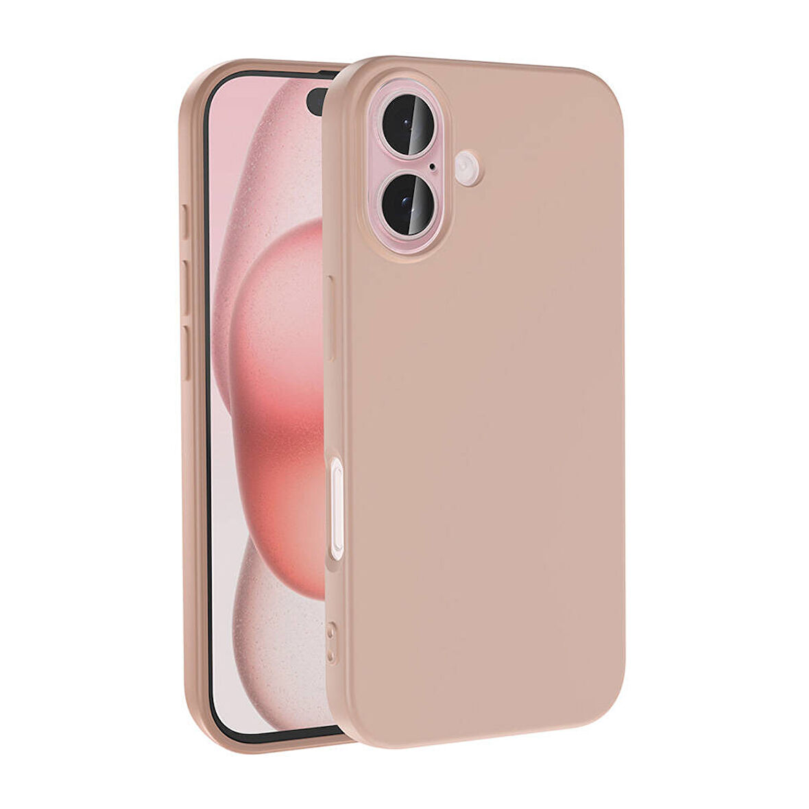 Apple iPhone 16 Kılıf Zore LSR Lansman Kapak-Gold