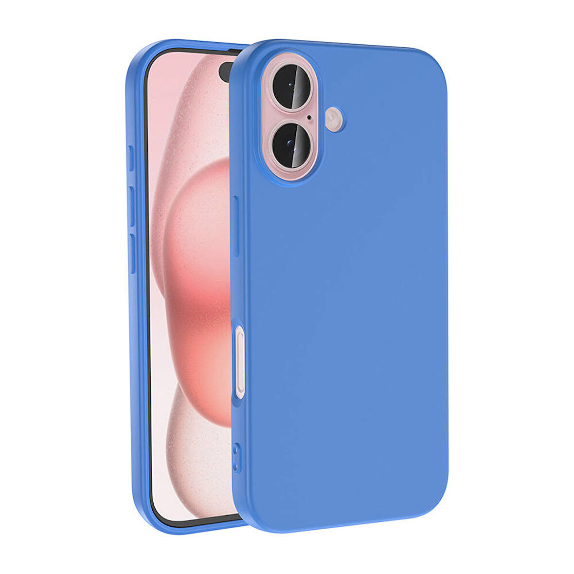 Apple iPhone 16 Plus Kılıf Zore LSR Lansman Kapak-Mavi