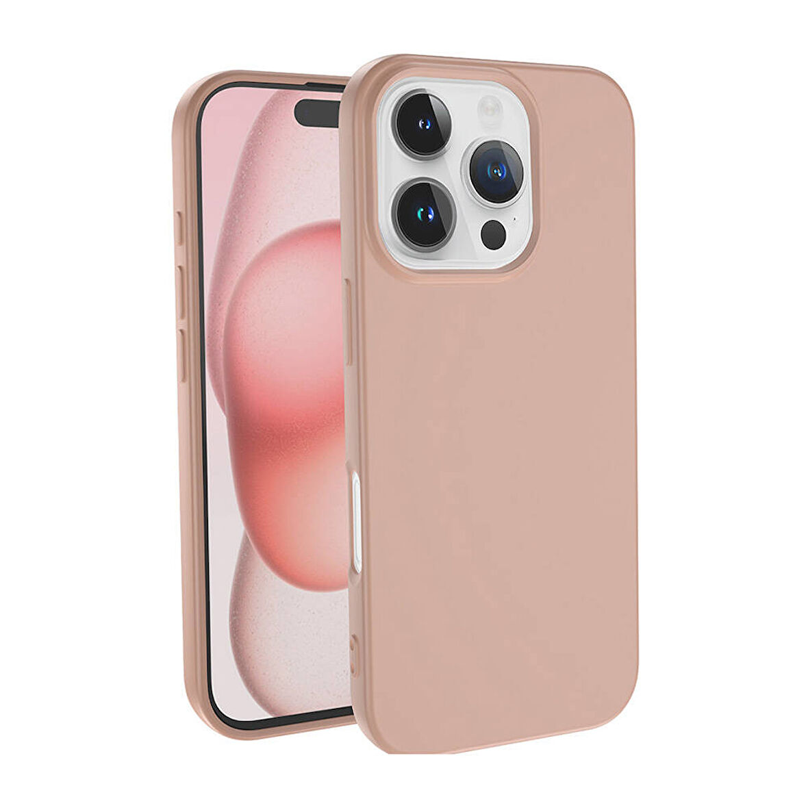 Apple iPhone 16 Pro Max Kılıf Zore LSR Lansman Kapak-Gold