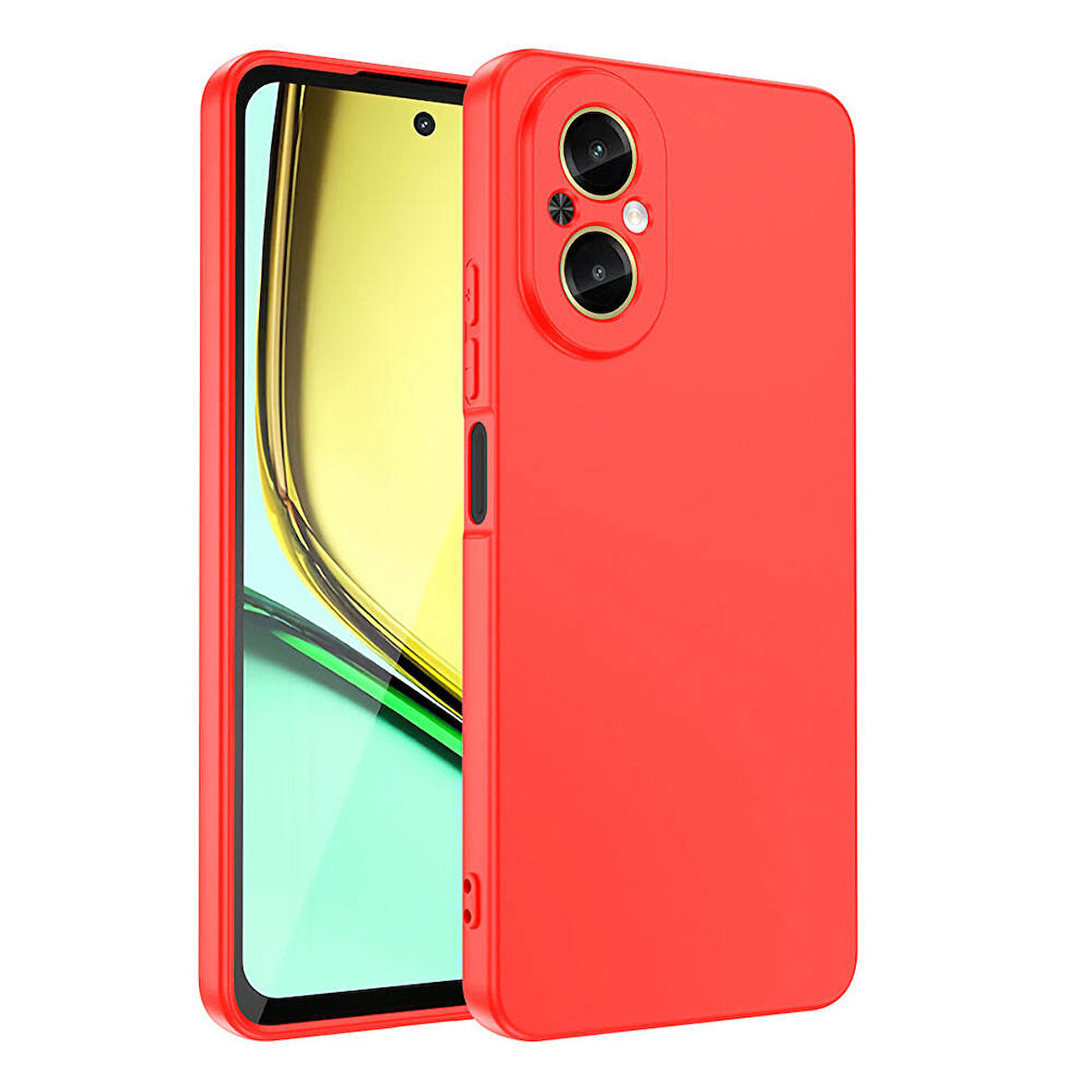 Realme 12 Lite Kılıf Kamera Korumali Mara Lansman Kapak