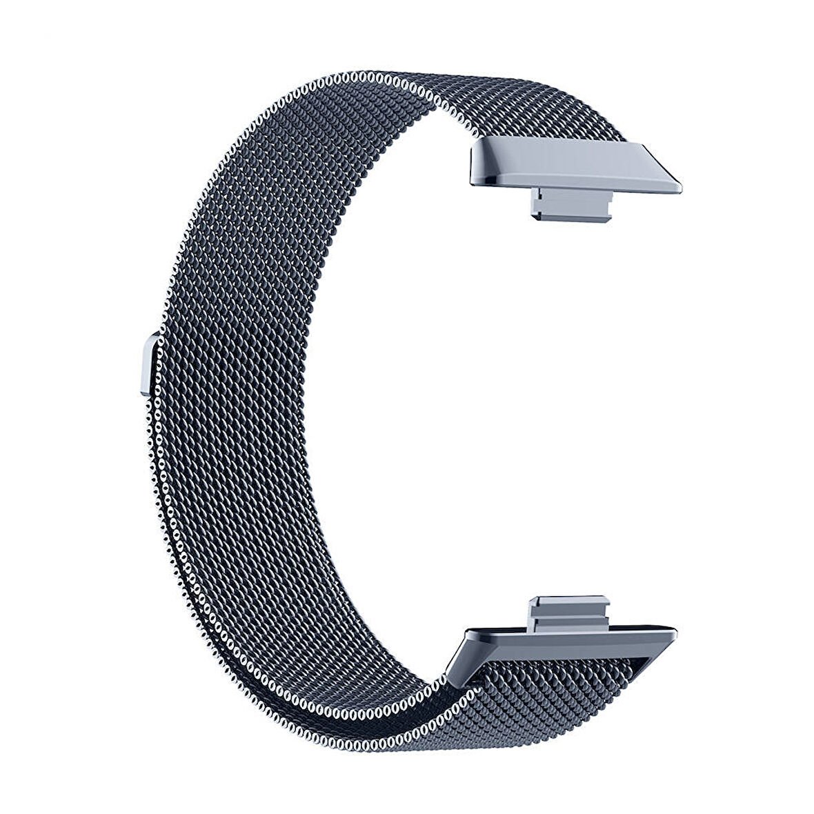 Huawei Watch Fit 3 Zore KRD-01 Metal Kordon-Gri