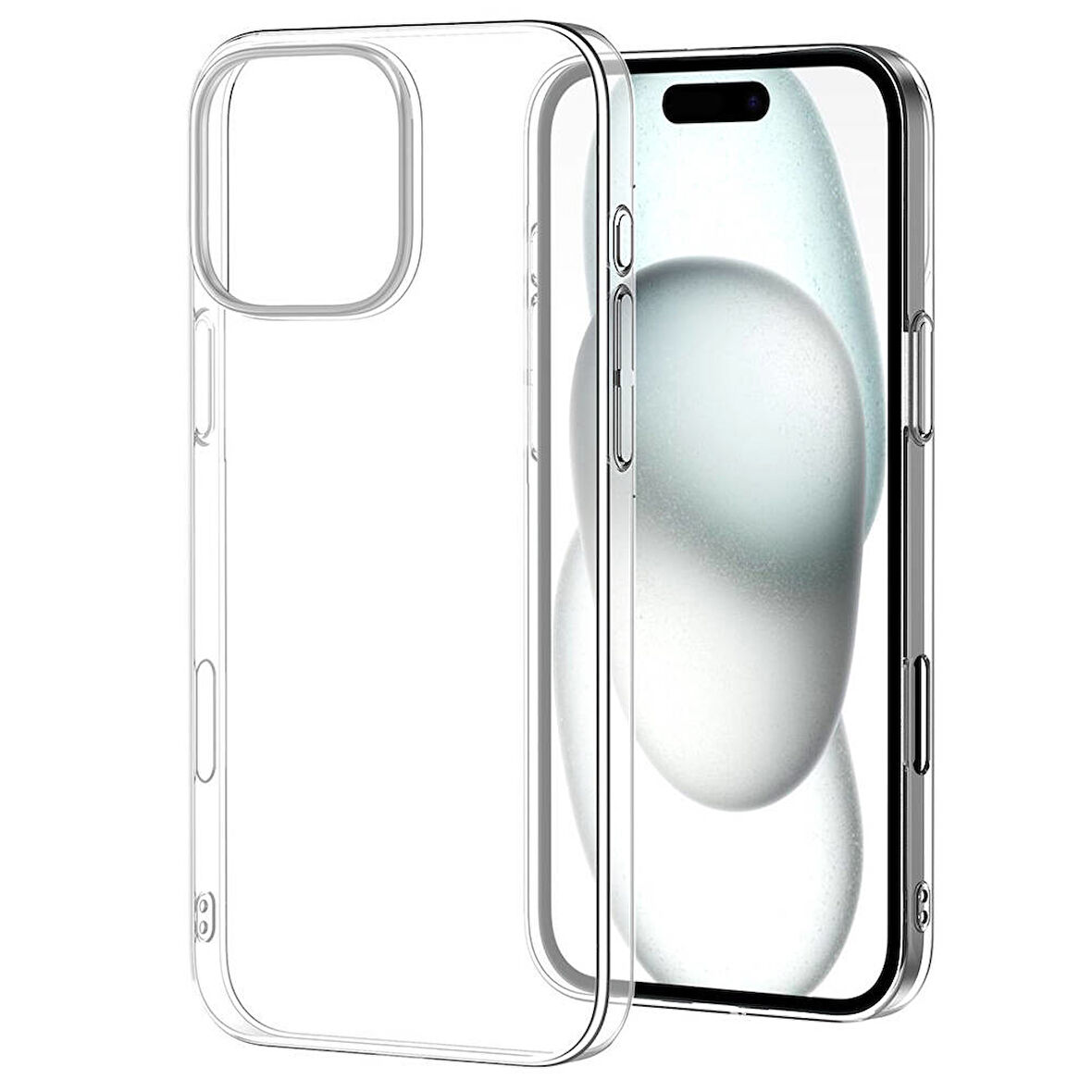 Apple iPhone 16 Pro Kılıf Zore Droga Kapak-Şeffaf
