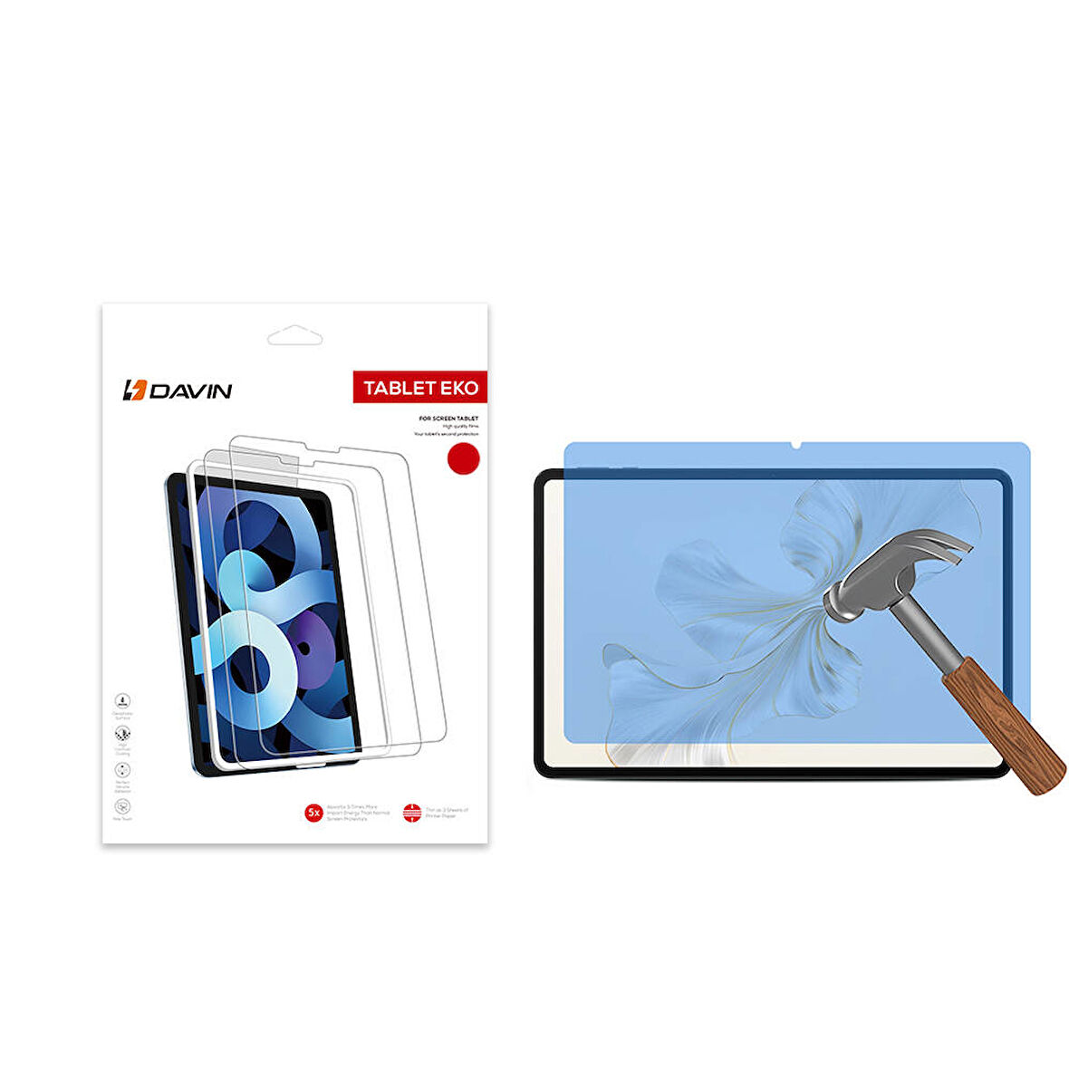 Honor Pad 9 Uyumlu Davin Tablet Nano Ekran Koruyucu-Şeffaf