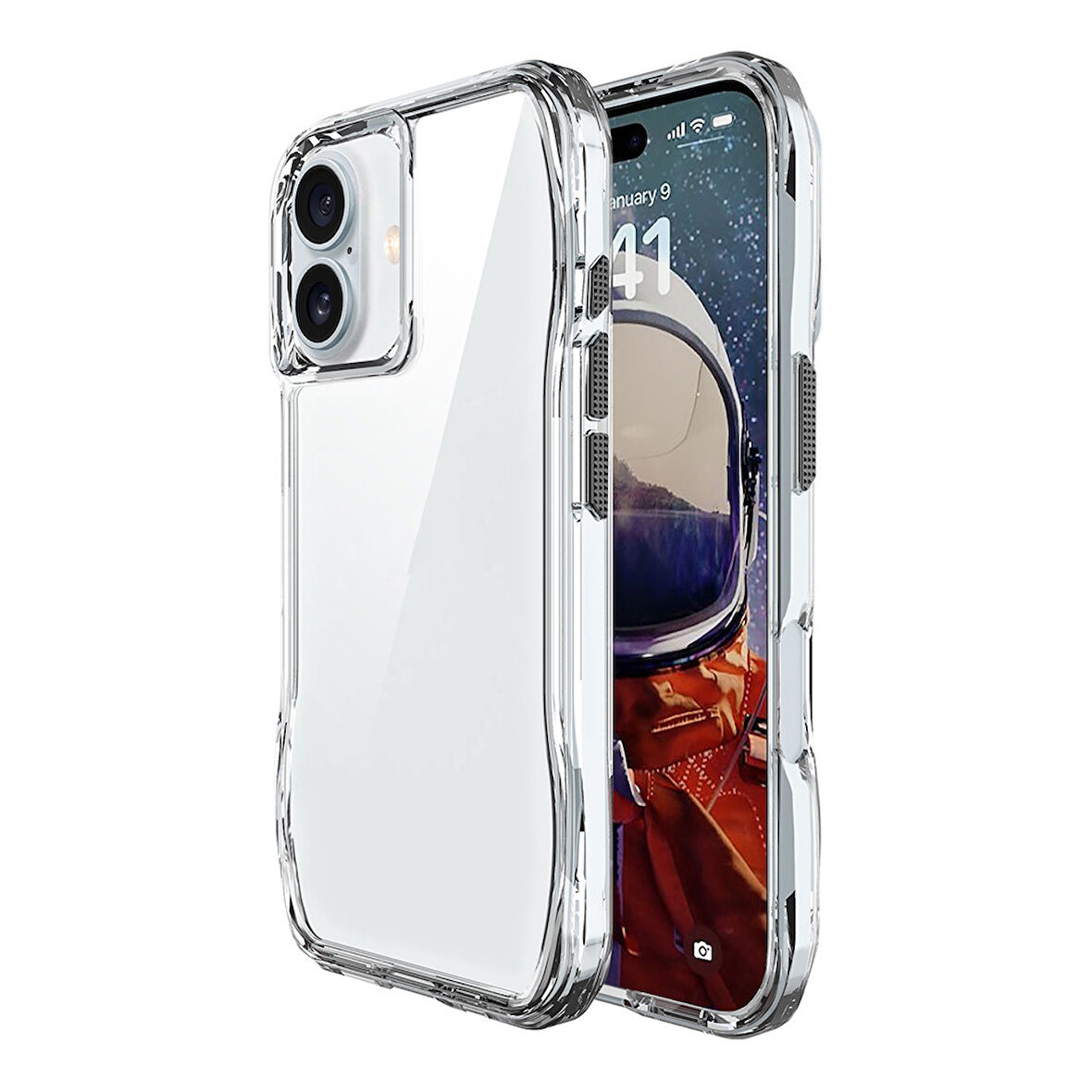 iPhone 16 Kılıf Airbagli Şeffaf Zore İncek Kapak