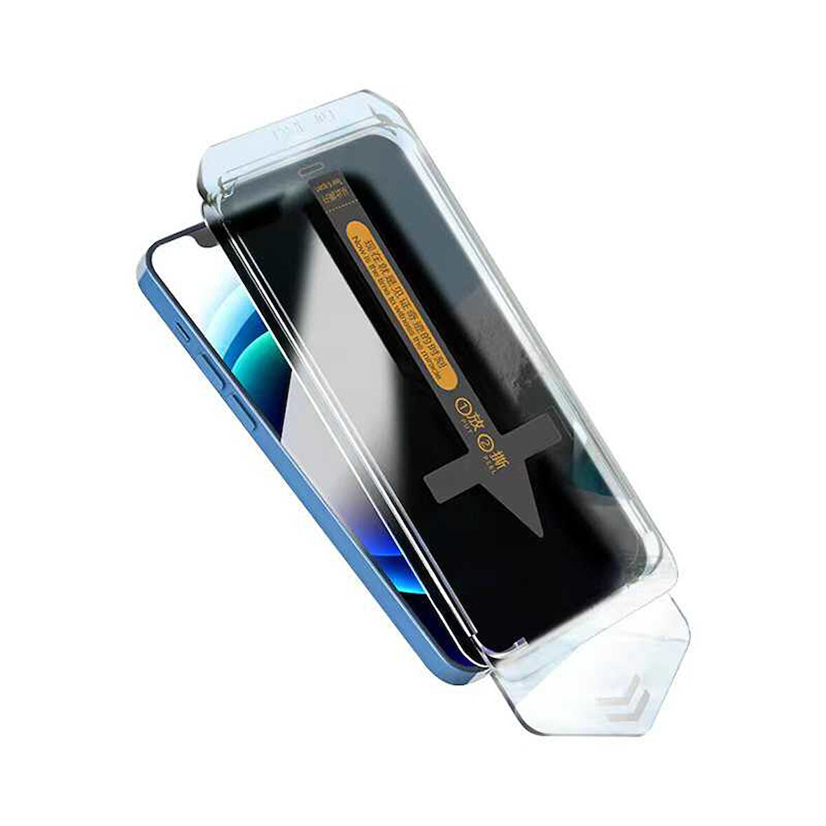 iPhone 16 Pro Max Hayalet Ekran Koruyucu Uyumlu Zore Süper Fast Privacy Film