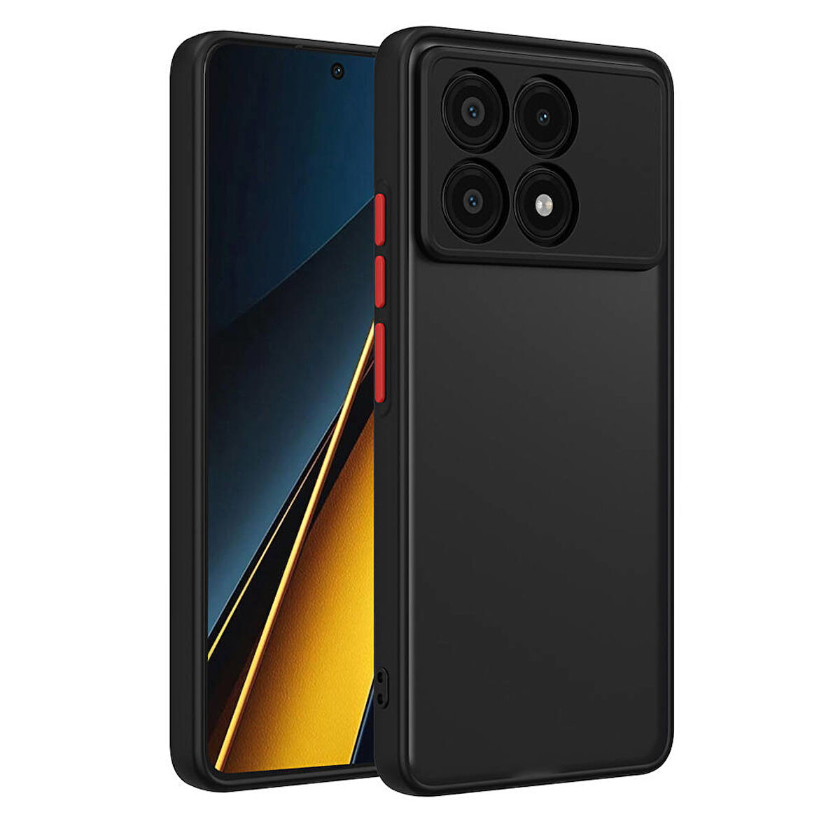 Xiaomi Poco X6 Pro Kılıf Zore Hux Kapak-Siyah