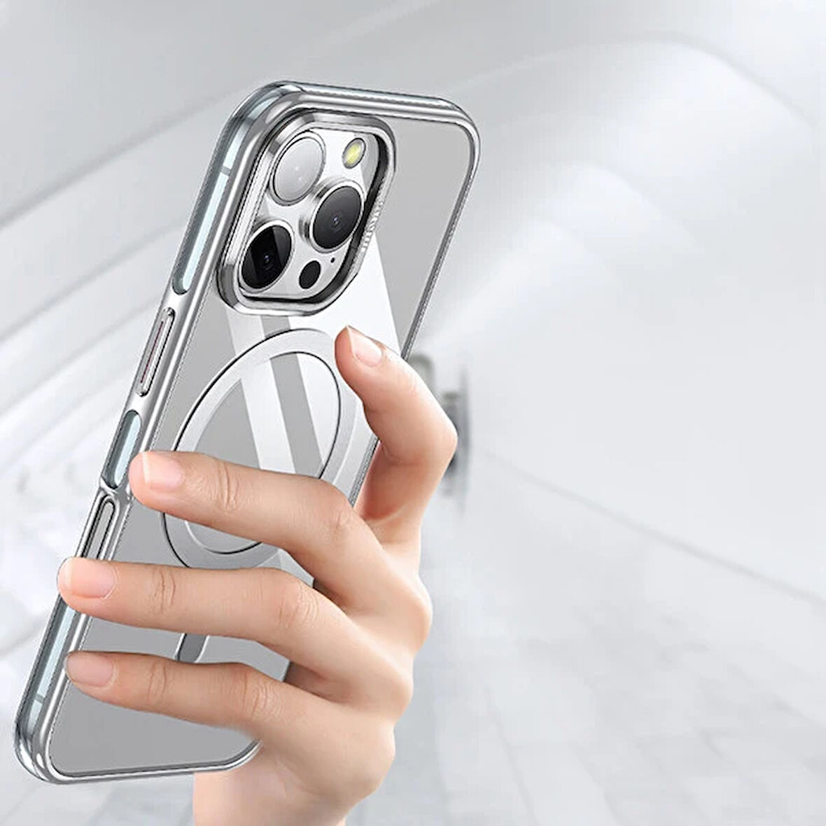 Wlons Standlı Efsane iPhone 16 Pro  Pc Kapak