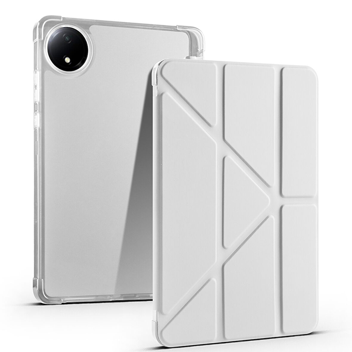 Xiaomi Redmi Pad SE 8.7 Kılıf Tri Folding Kalem Bölmeli Standlı Kılıf