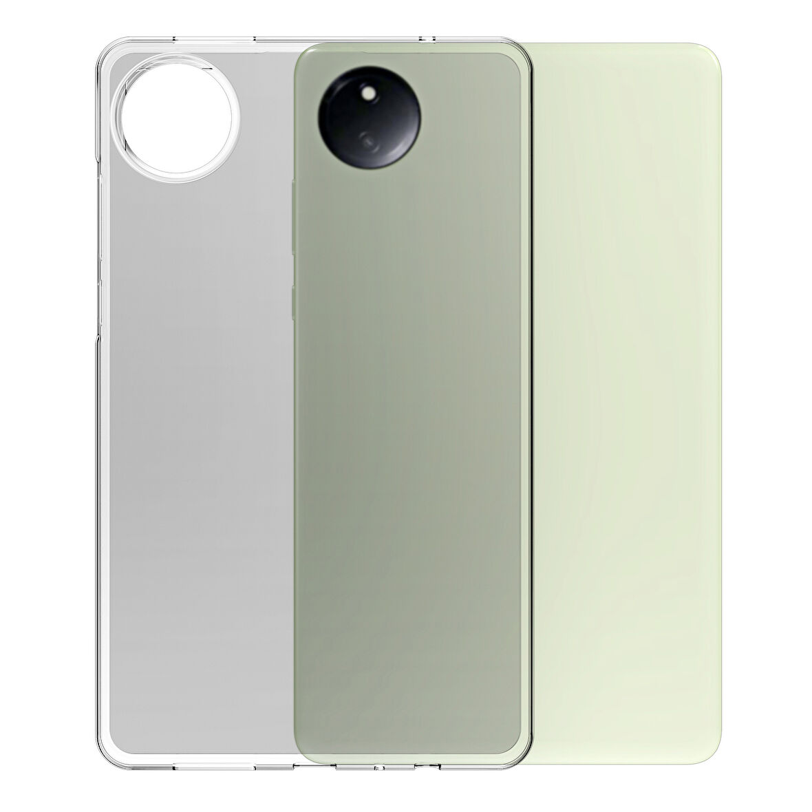 Redmi Pad SE 8.7 Kılıf ​MKST Tablet Süper Silikon Kapak - Şeffaf