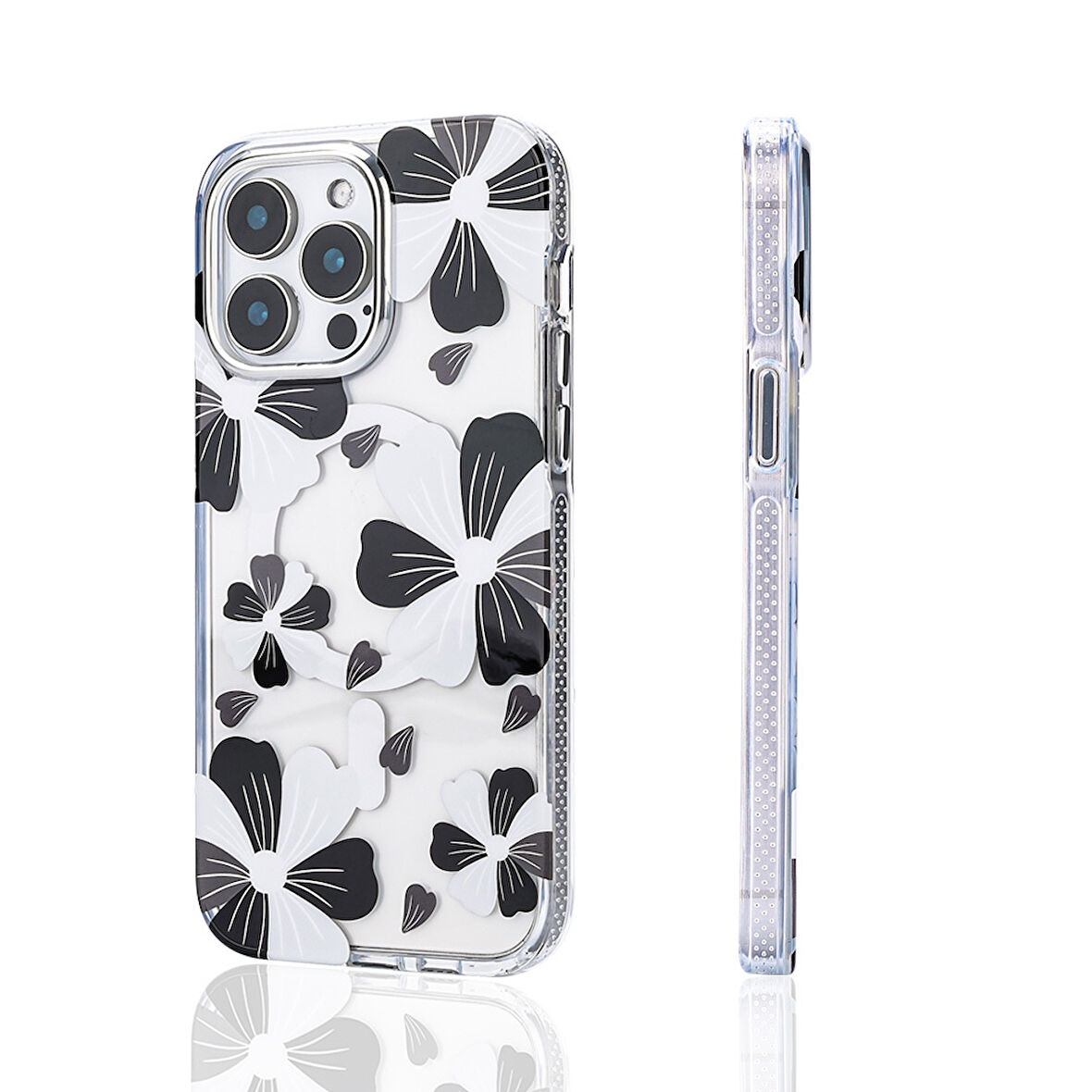 iPhone 15 Pro Max Uyumlu Kılıf Magsafe Şarj Özellikli Zore Papat Kapak-Siyah