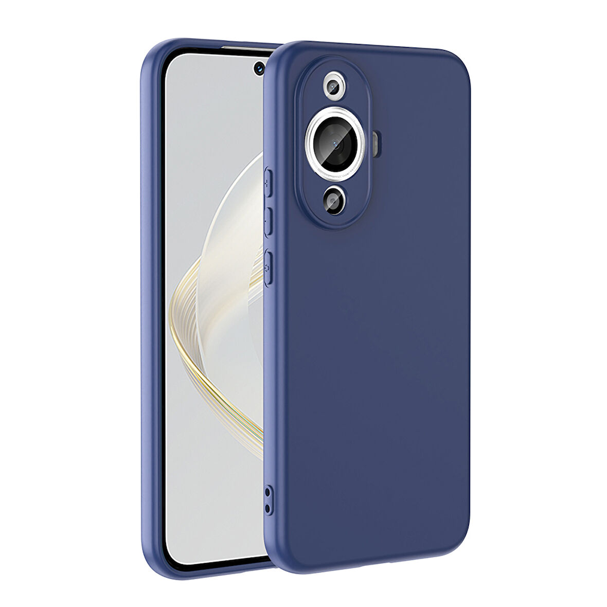 Huawei Nova 12S Uyumlu Kılıf Zore Mara Lansman Kapak-Lacivert