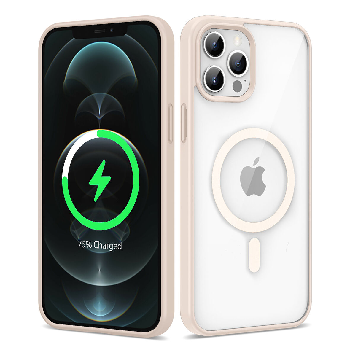 iPhone 12 Pro Max Kılıf Magsafe Wireless Şarj Özellikli Silikon Ege Kapak kılıf
