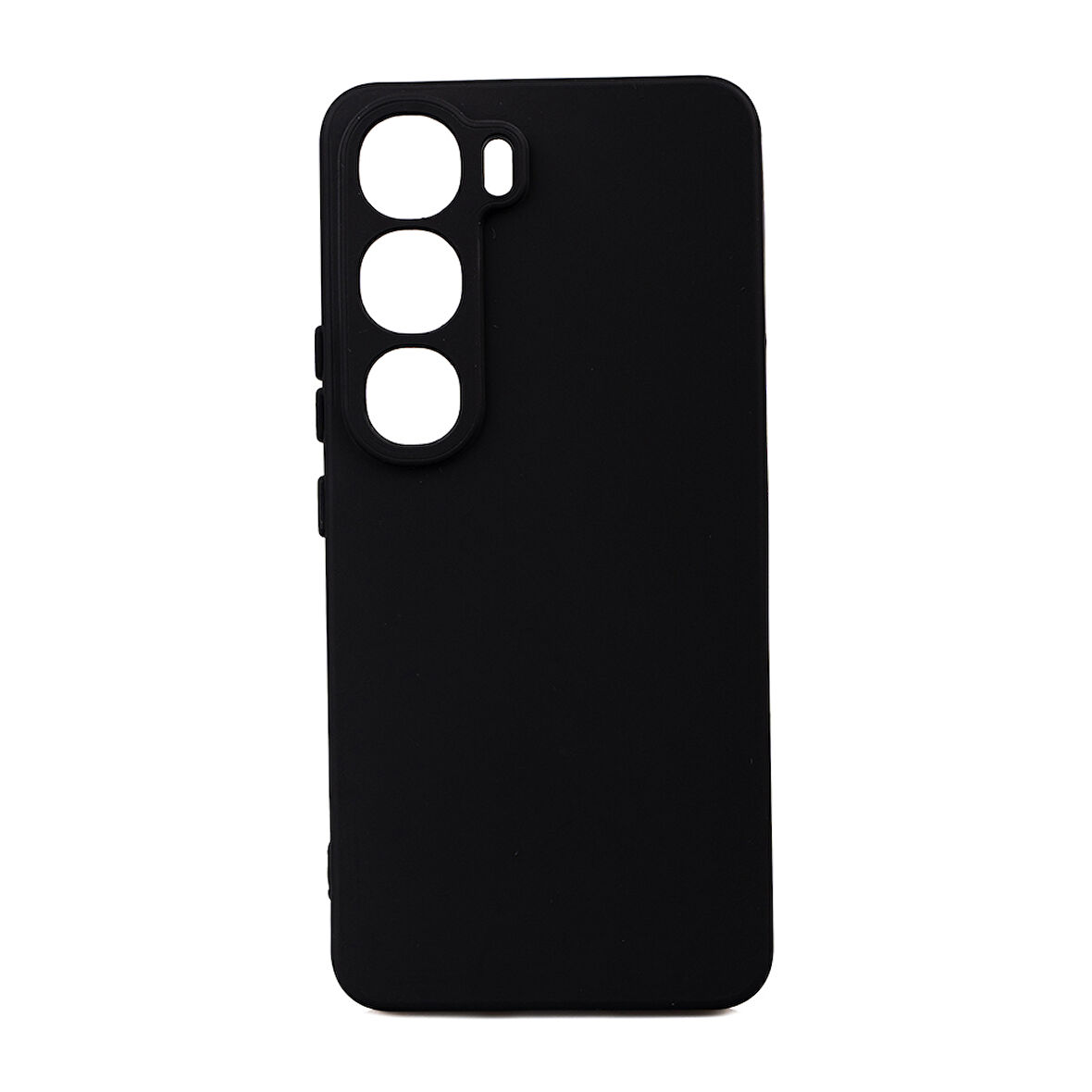 Vivo V40 Lite Uyumlu Kılıf Zore Biye Silikon-Siyah