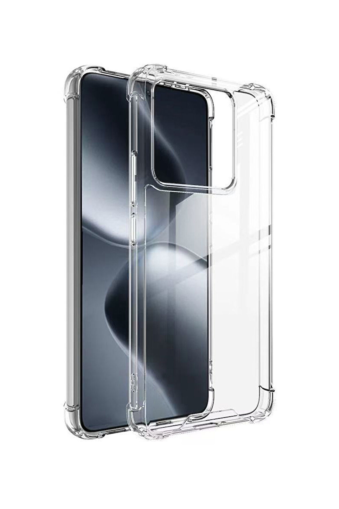 Xiaomi 14T Uyumlu Kılıf Zore Nitro Anti Shock Silikon-Şeffaf