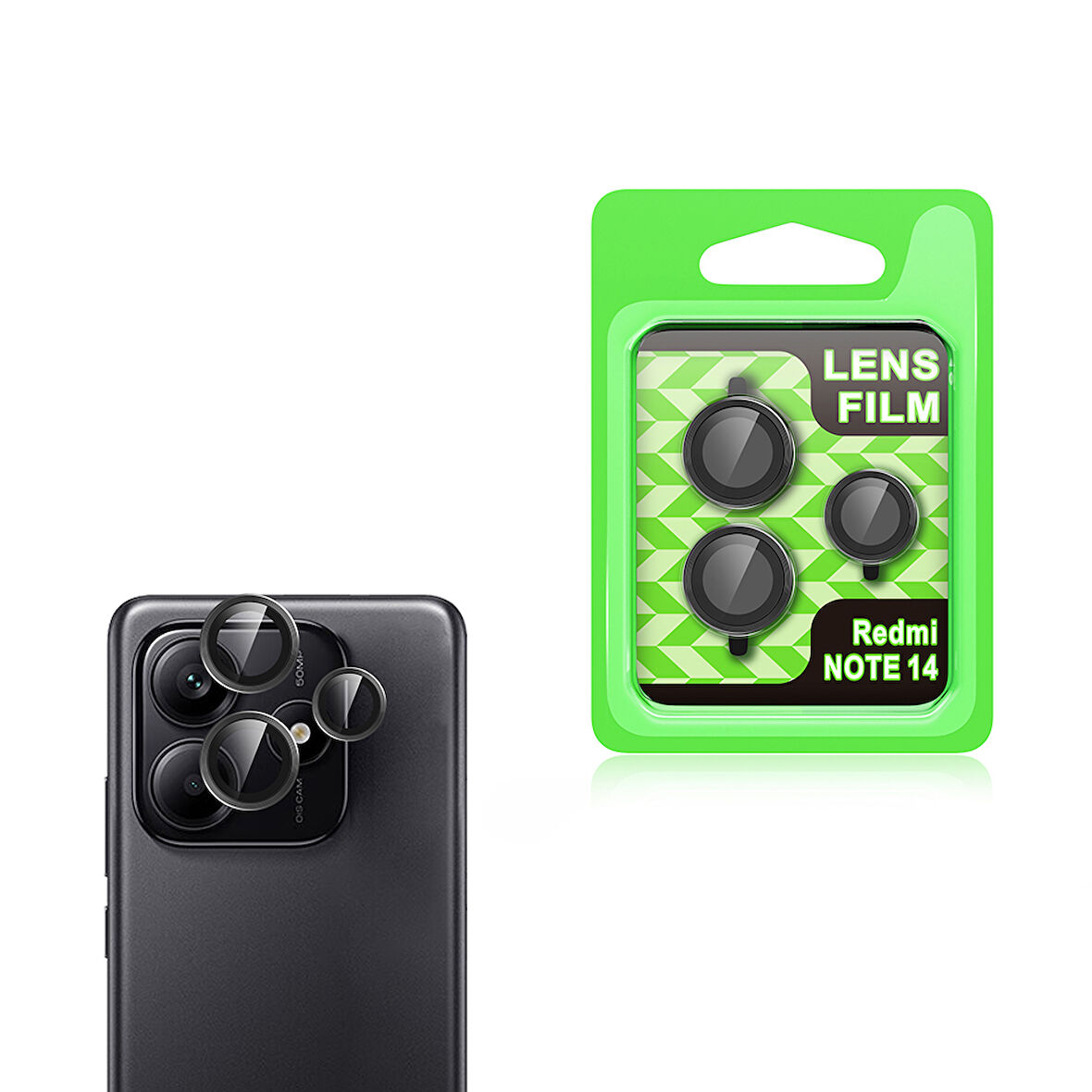 Redmi Note 14 5G Zore CL-07 Kamera Lens Koruyucu