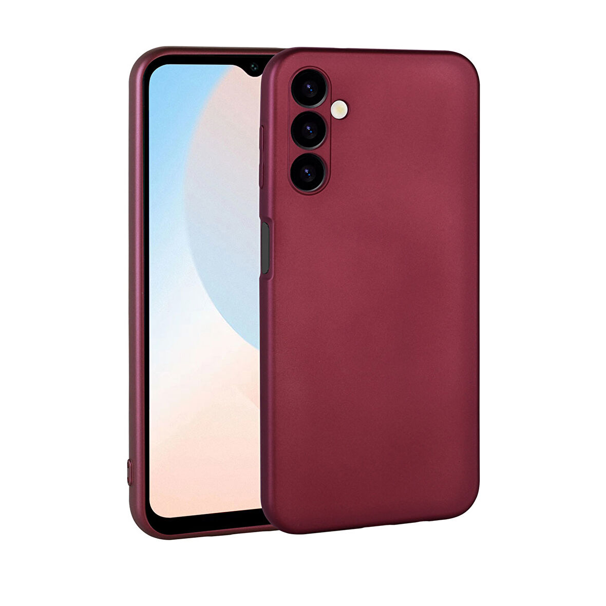 Galaxy A16 Kılıf Zore Premier Silikon Kapak - Mürdüm