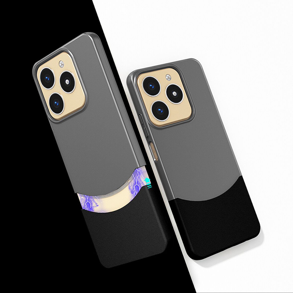 Realme Note 60 Kılıf Mıknatıslı Duble Kapak