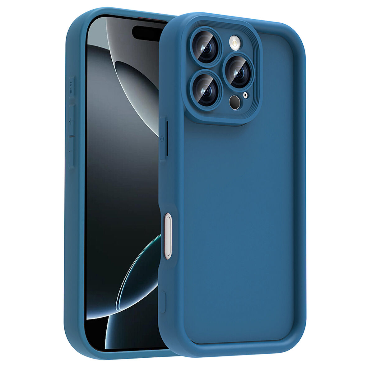 iPhone 16 Pro Max Kılıf Kamera Korumalı ALT Ananas Kapak - Koyu Yeşil