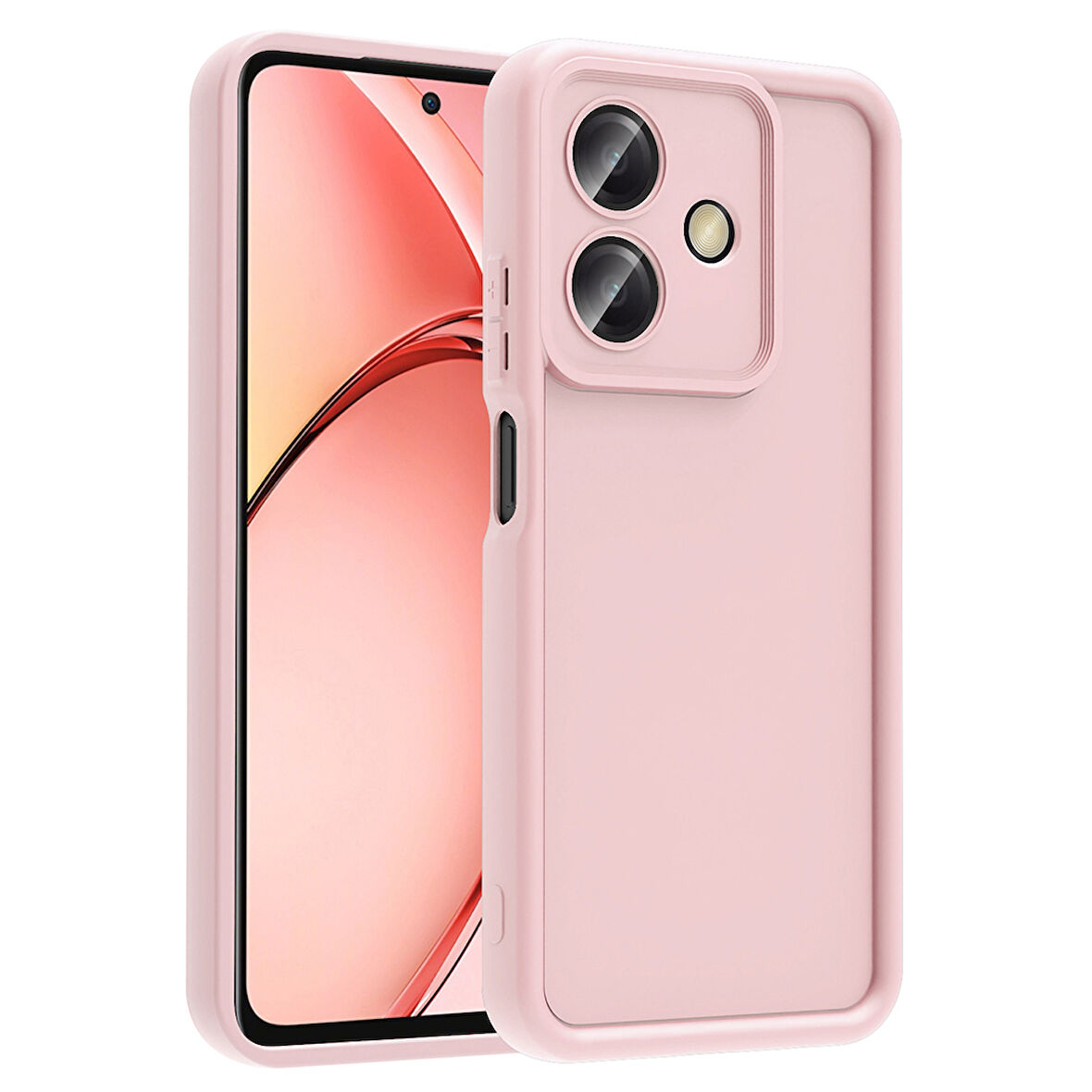 Oppo A3 Kılıf Kamera Korumalı Ananas Kapak