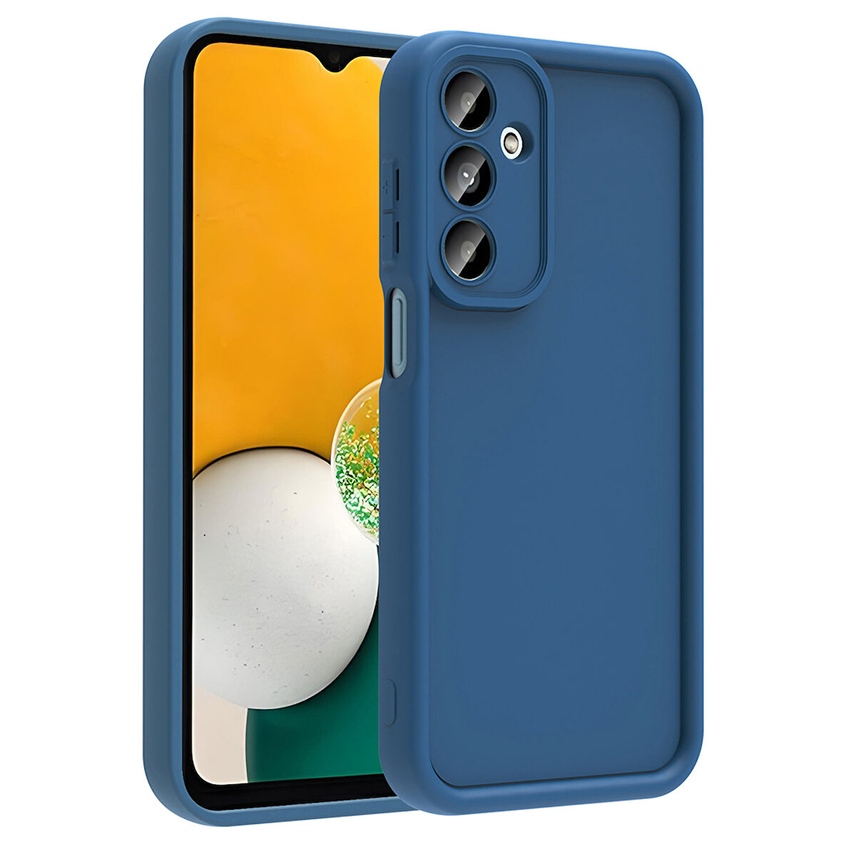 Galaxy A26 Kılıf Kamera Korumalı İKSP Ananas Kapak - Koyu Yeşil