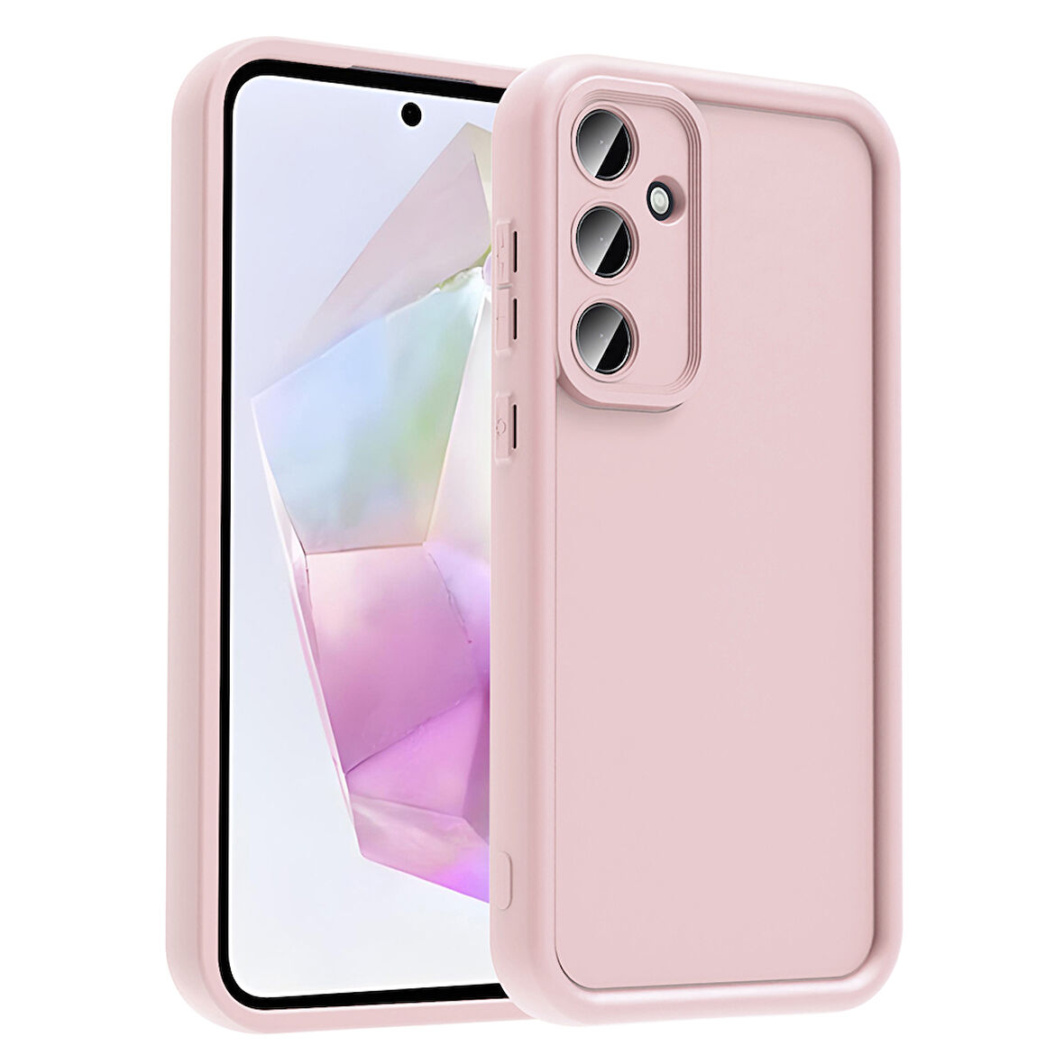 Galaxy A36 Kılıf Kamera Korumalı FRMS Ananas Kapak - Pembe