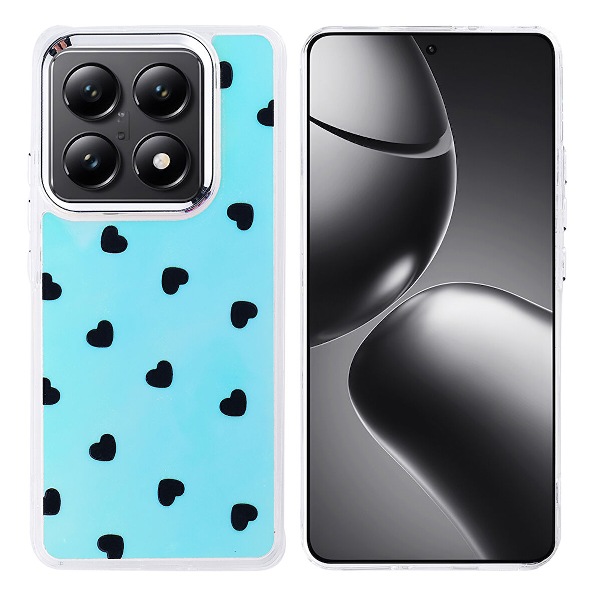 14T Pro Kılıf Airbag Tasarımlı ZYL Hadra Kapak - Kalp