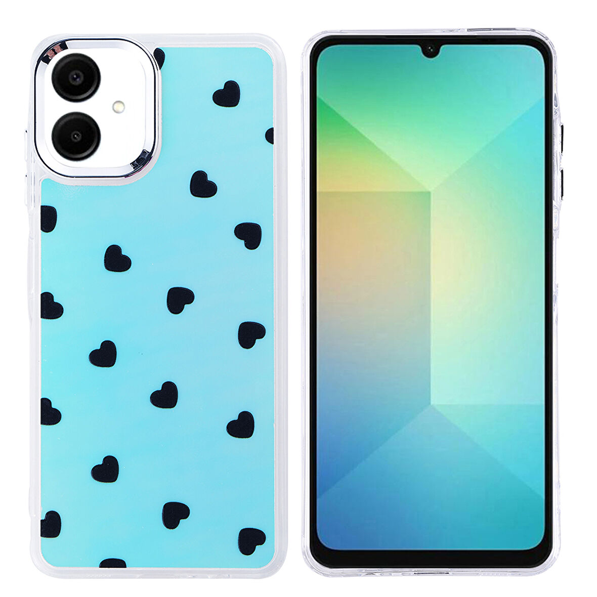 Galaxy A06 Kılıf Airbag Tasarımlı FRMS Hadra Kapak - Kalp