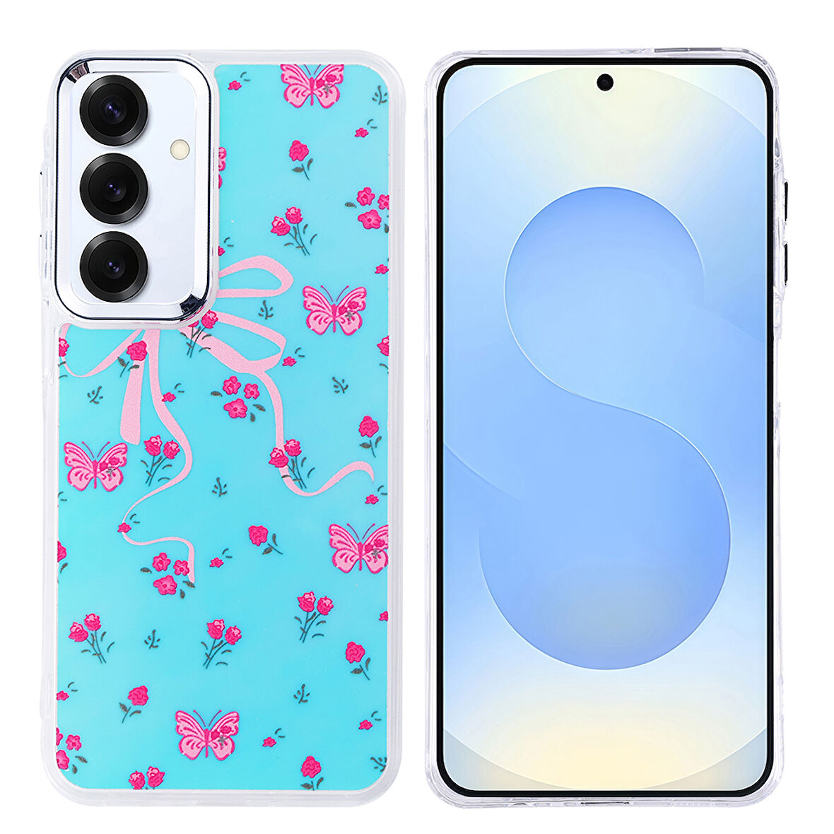 Galaxy S25 Plus Kılıf Airbag Tasarımlı SYS Hadra Kapak - Kelebek