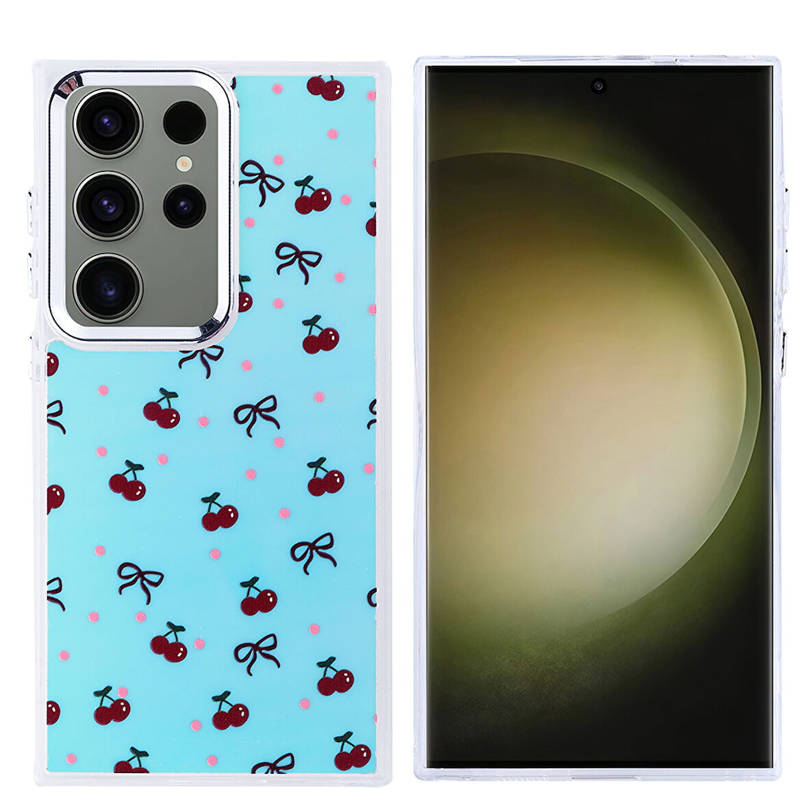 Galaxy S25 Ultra Kılıf Airbag Tasarımlı FRMS Hadra Kapak - Kiraz