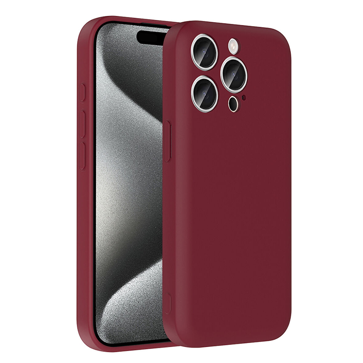 iPhone 15 Pro Kılıf Kamera Korumalı Kartlık Hazneli Vitra Kapak