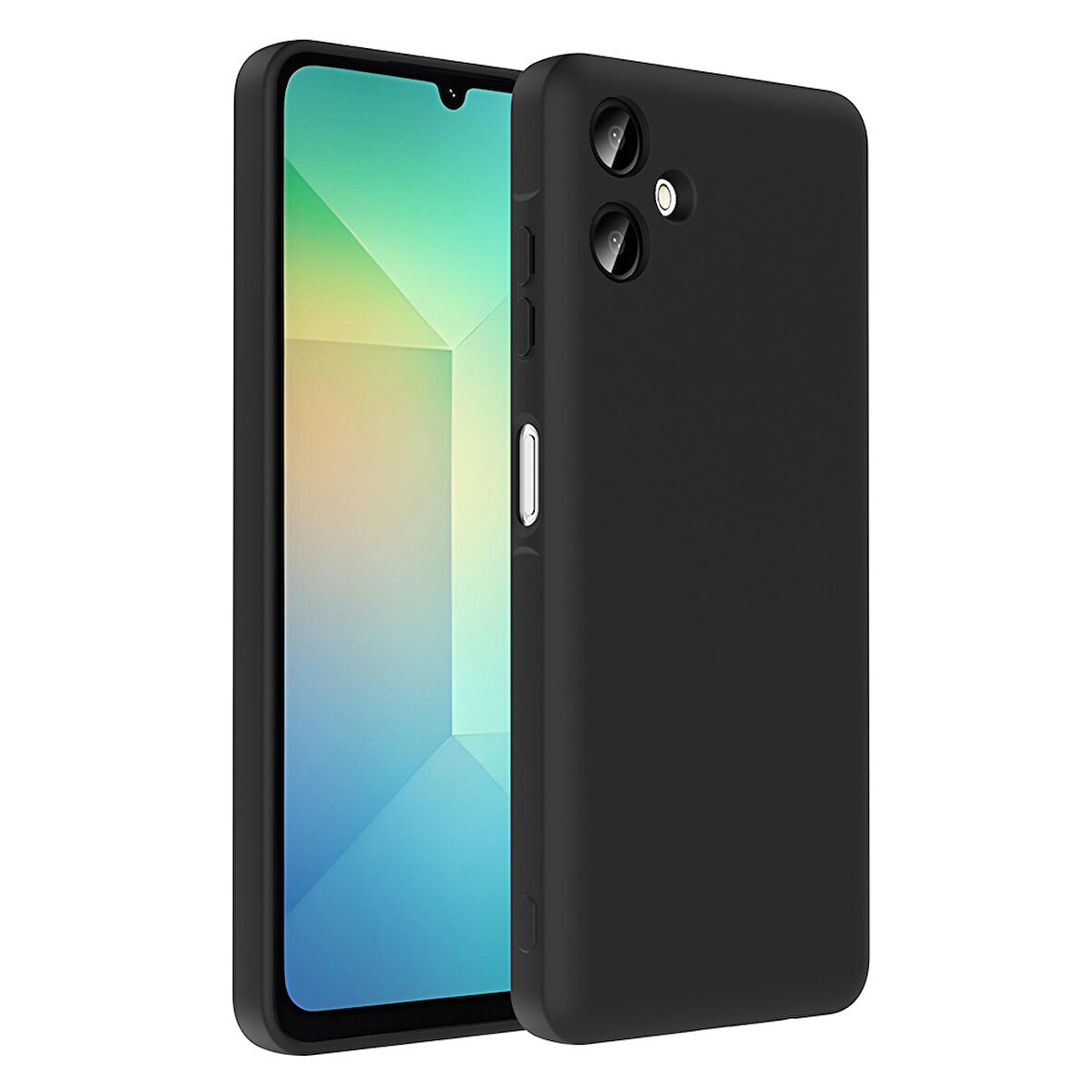 Galaxy A06 Kılıf Kamera Korumalı Kartlık Hazneli KLFS Vitra Kapak - Siyah