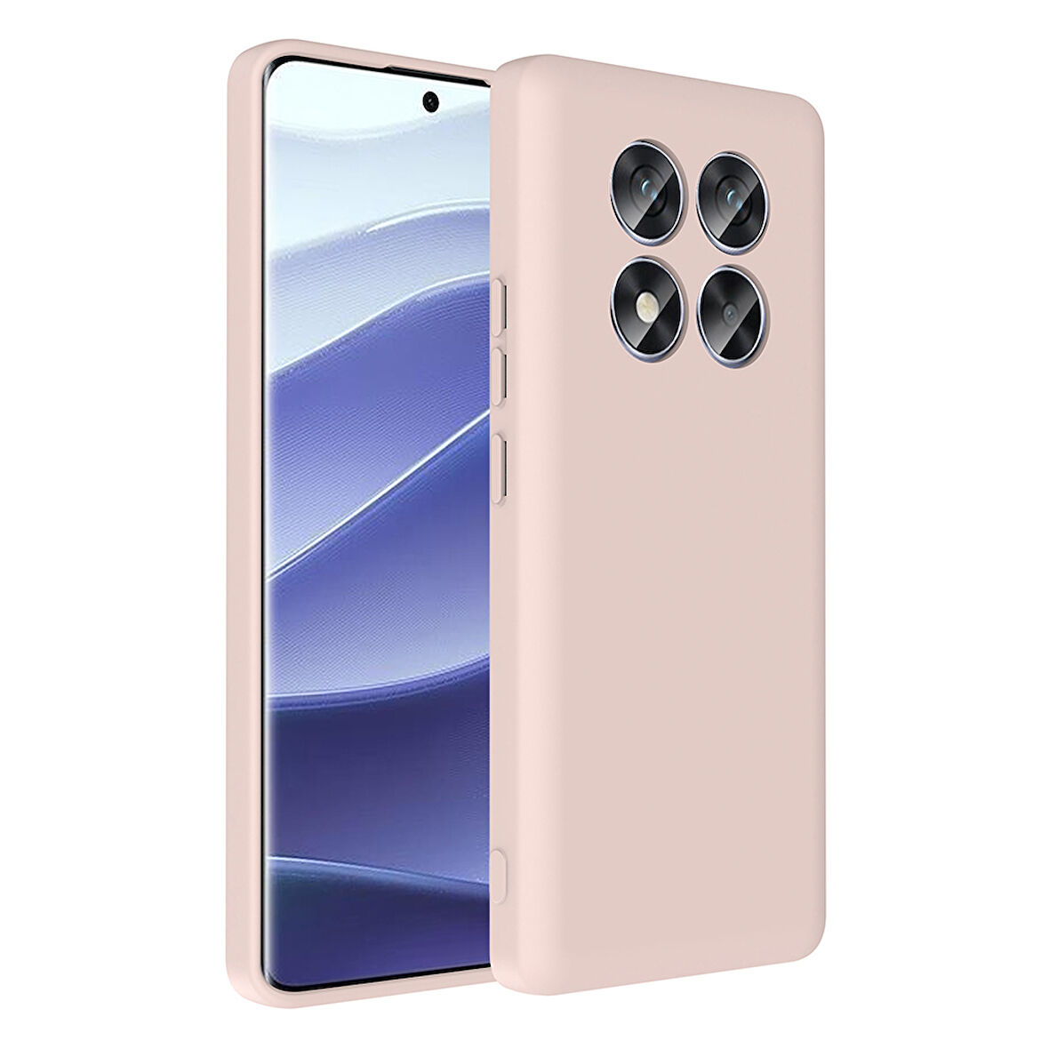 Redmi Note 14 Pro 4G Kılıf Kamera Korumalı Kartlık Hazneli SYS Vitra Kapak - Pembe