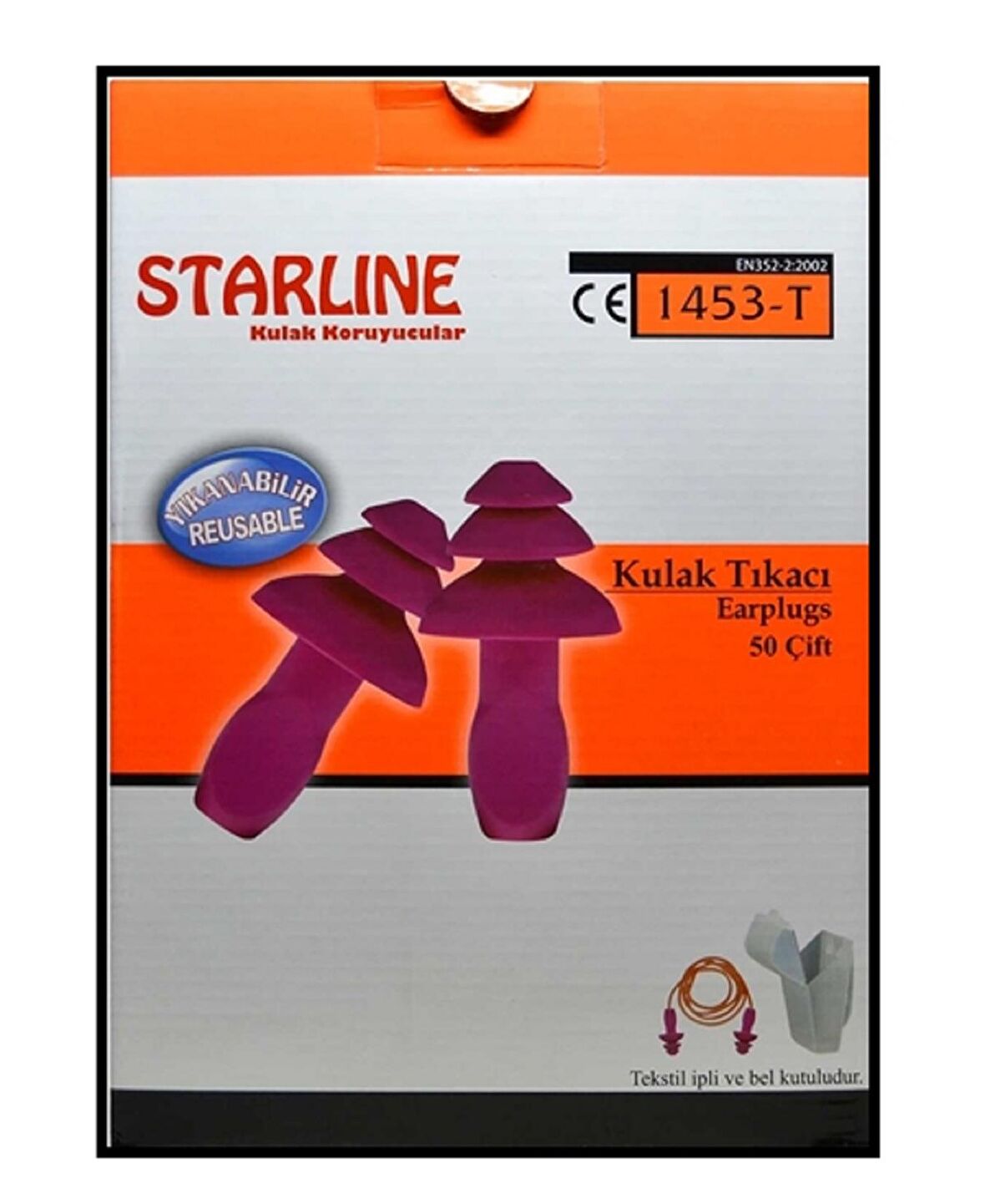 Yıkanabilir Kulak Tıkacı Starline