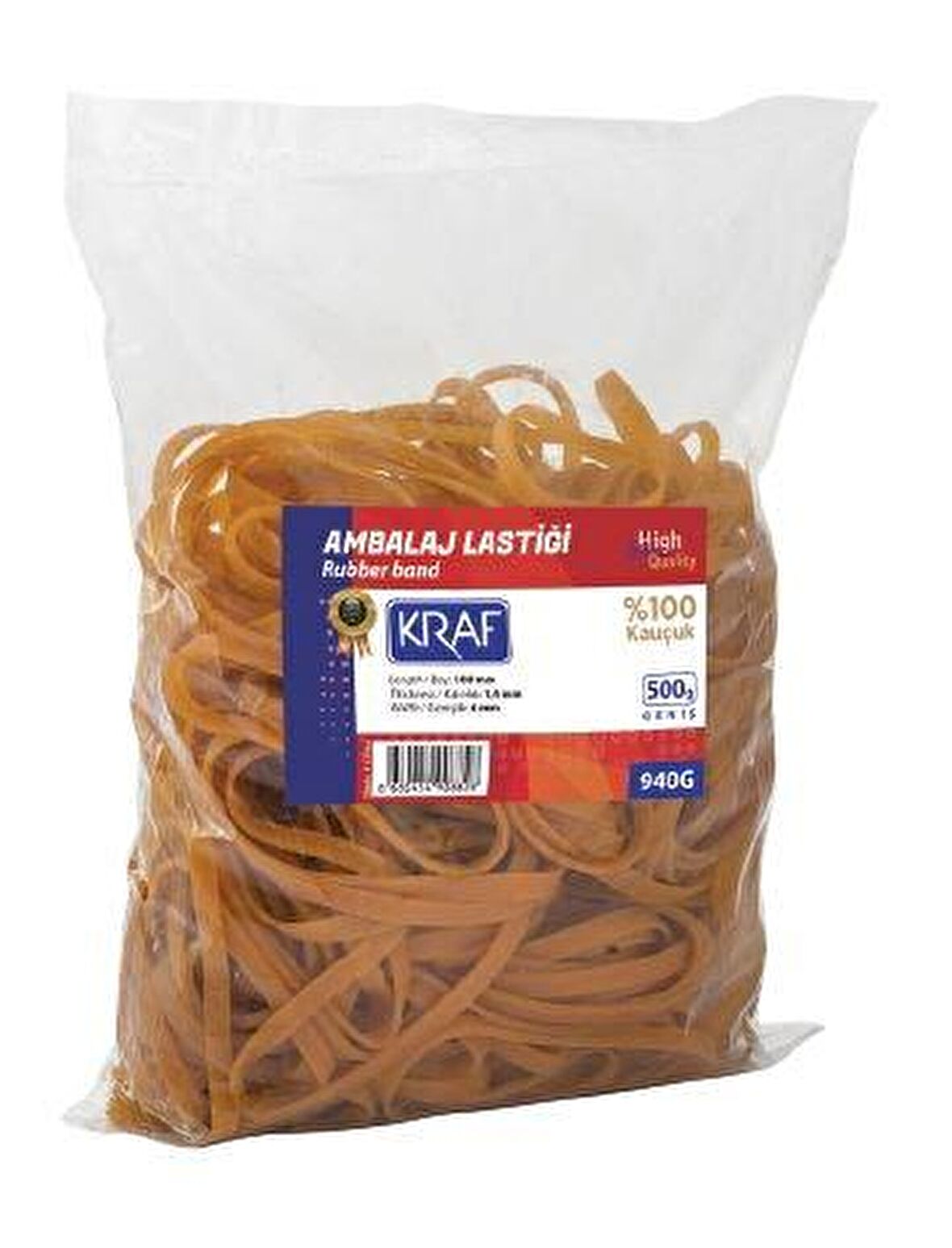 KRAF 940G Geniş Ambalaj Lastiği 500gr