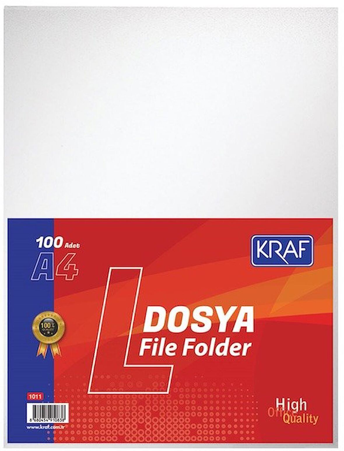 KRAF L POSET DOSYA A4 100 LÜ 1011