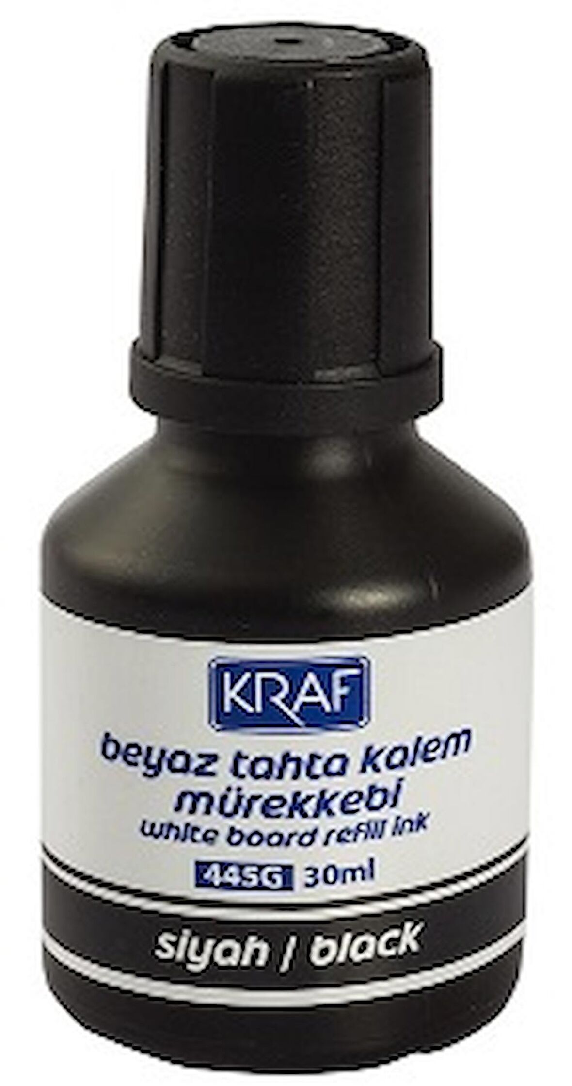 KRAF BEYAZ TAHTA KALEM MÜREKKEBİ  30ml SİYAH 445G