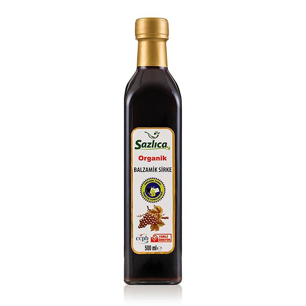 Sazlıca Organik Balzamik Sirkesi 500 Ml