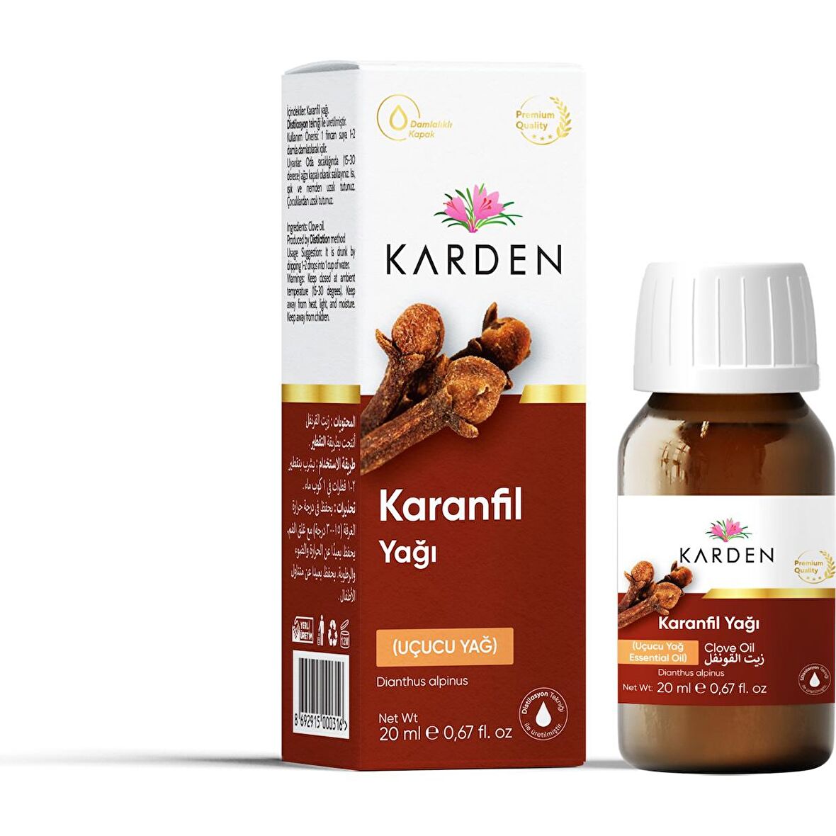 Karden Karanfil Yağı 20 ml