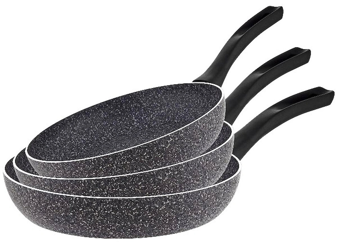 Hascevher Lavilla Prime Granit 3 Pcs Tava Seti (18/22/26) 2.2 mm