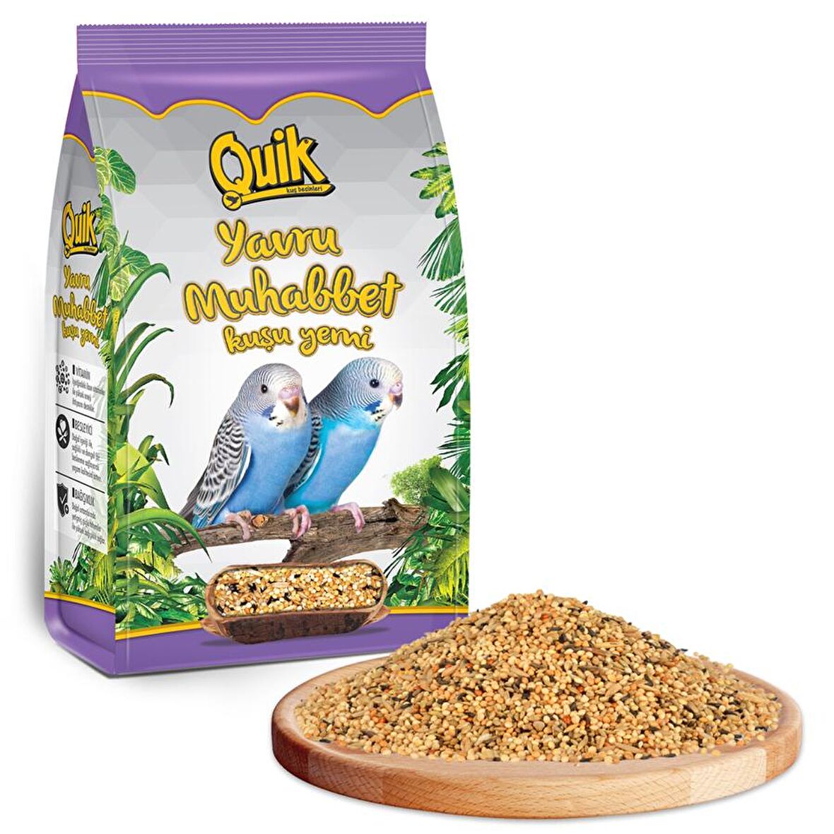 Quik 400 Gr Muhabbet Kuşu Yemi 