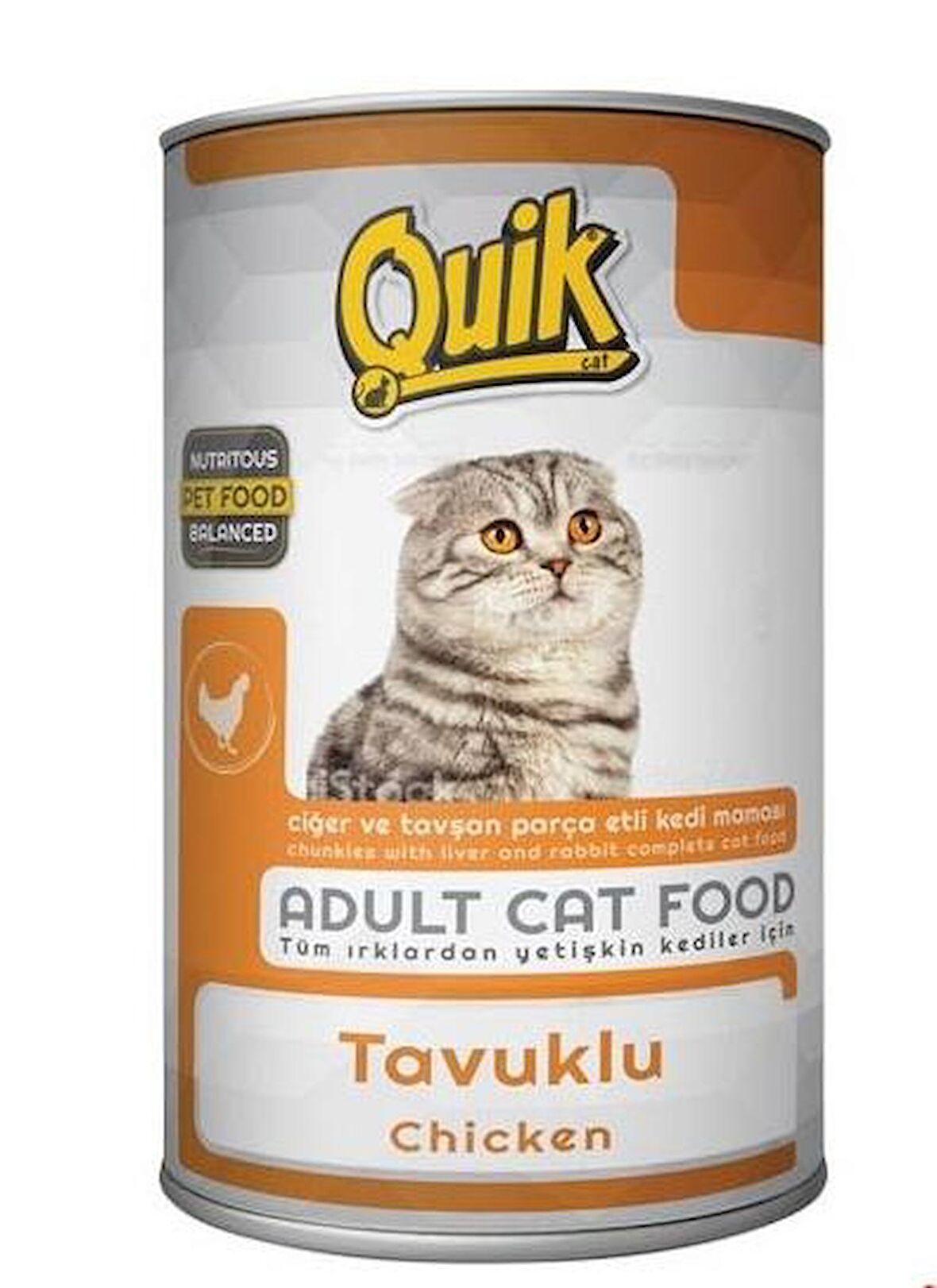 Quik Tavuklu Yetişkin Kedi Konservesi 415gr