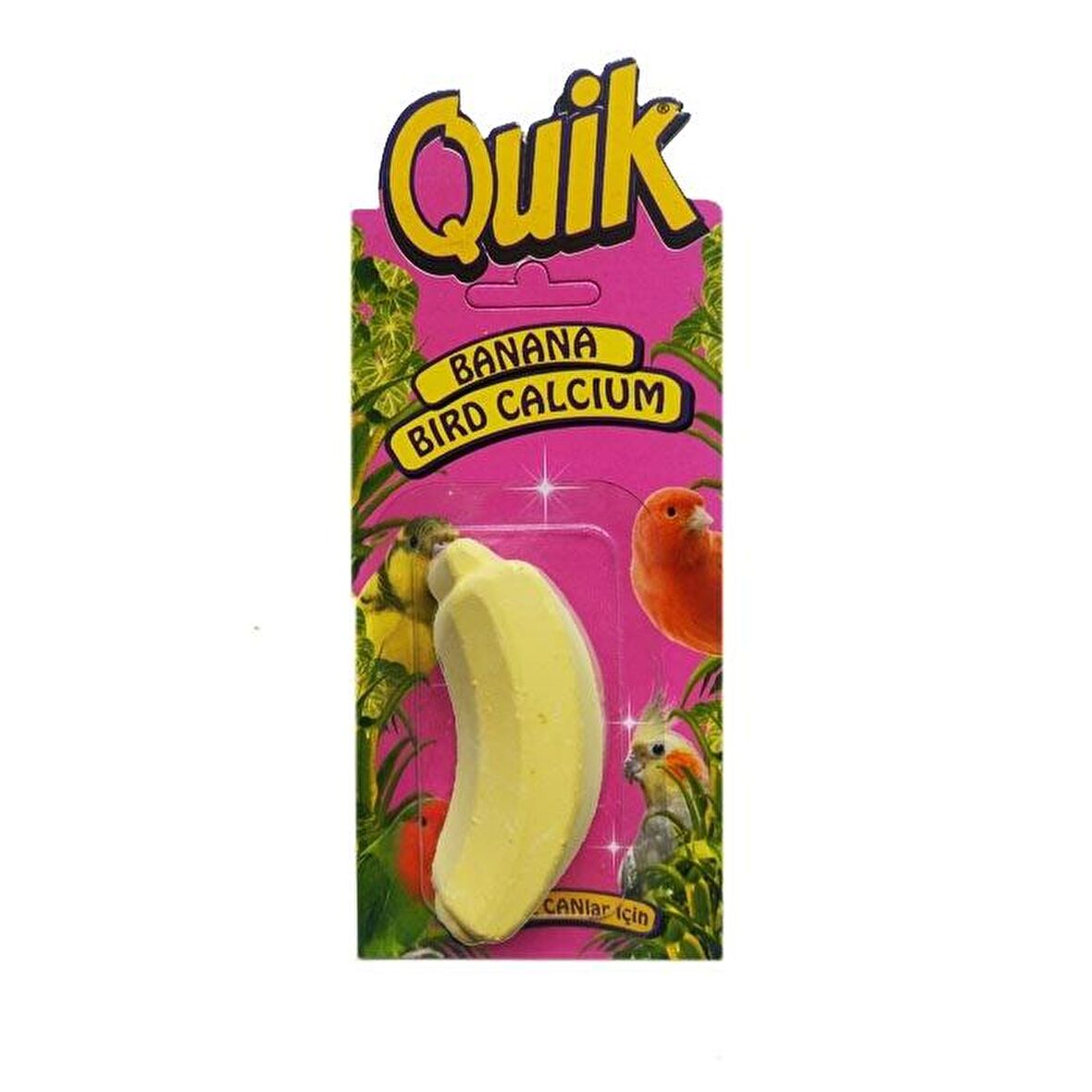 Quik Kuşlar için Muzlu Kalsiyumlu Gagataşı