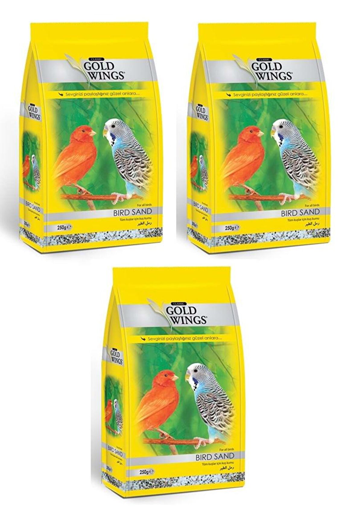 Gold Wings Classic Kuş Kumu 250 Gr (3 ADET)