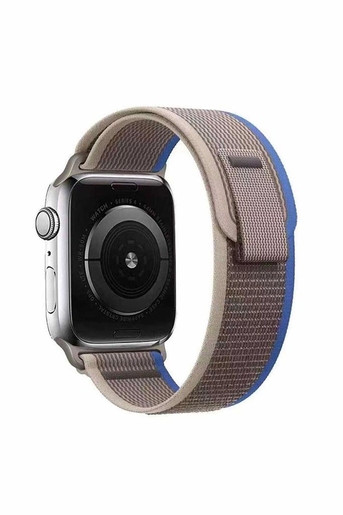 Apple Watch 40mm Renkli ​​​​KRD-77 Örgülü Hasır Tokalı Kordon