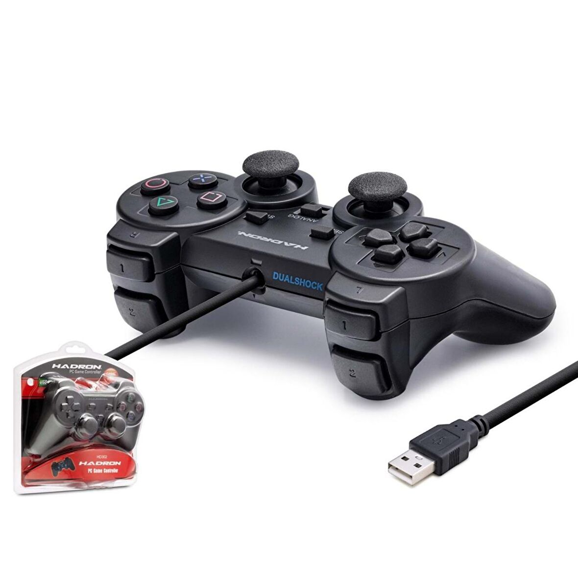 Oyun Kolu Game Pad Pc Titreşimli Hadron Hd-302