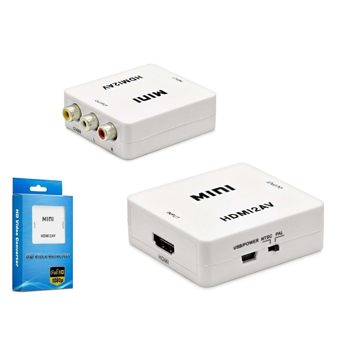 Powermaster HDMI to RCA Audio Video Converter Çevrici