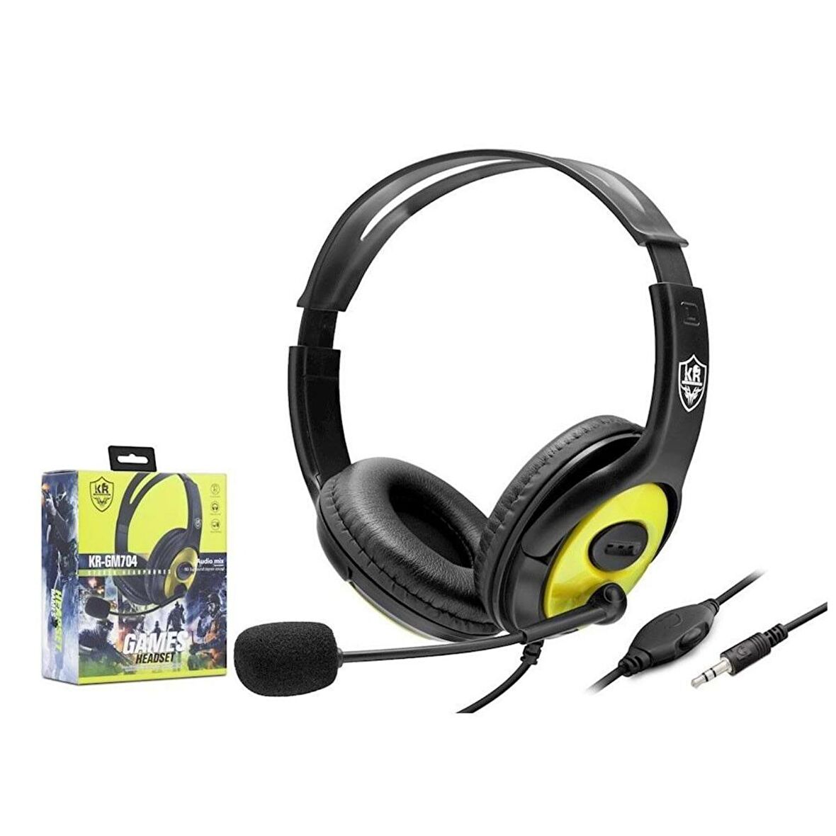 PC OYUN KULAKLIK MİKROFONLU HADRON KR-GM704