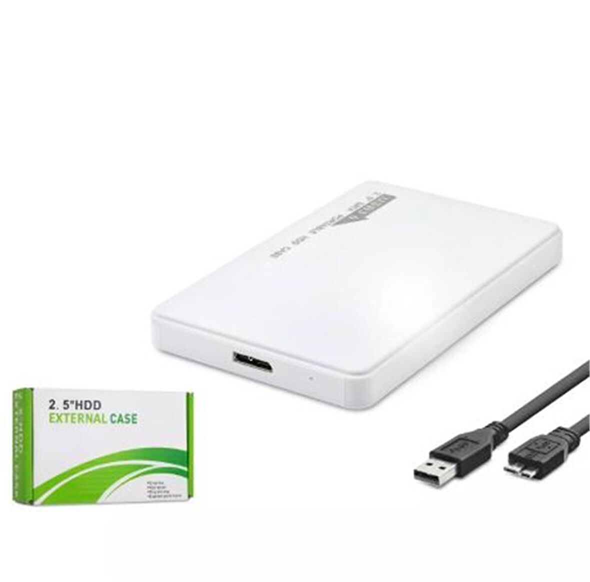 Hadron Hdx1752 Hdd Kutu Usb3.0 Plastik Sata 2.5" Beyaz